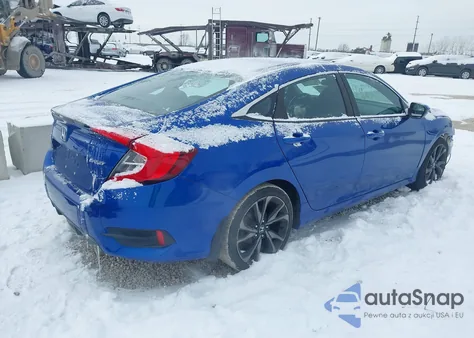 2020 Honda Civic Sport z USA, uszkodzony, nr VIN 2HGFC2F82LH601647